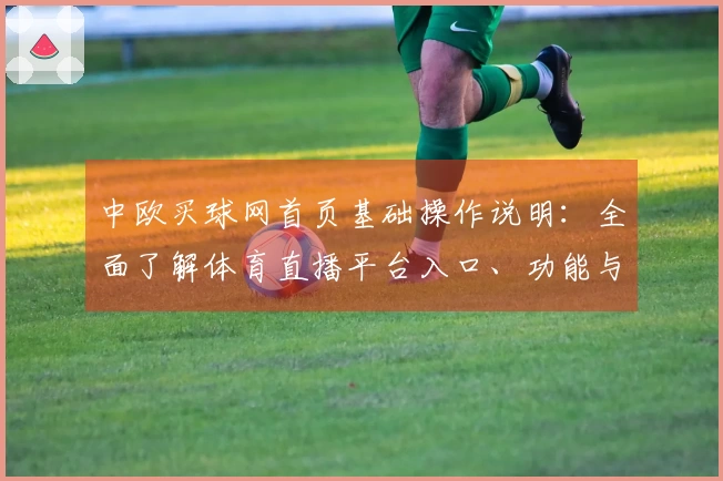 中欧买球网首页基础操作说明：全面了解体育直播平台入口、功能与使用指南